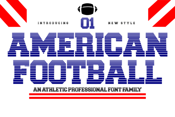 American Football 01: A Friendly Font for Creative Projects