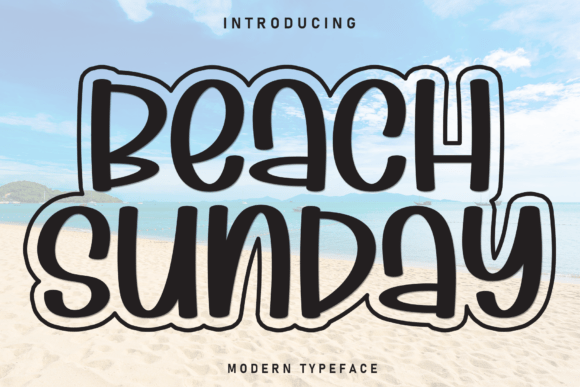 Beach Sunday: A Charming Handwritten Display Font