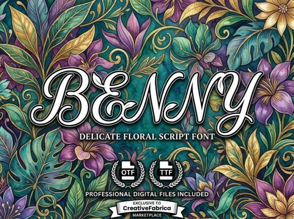 Benny: The Avant-Garde Font for Bold, Artistic Design