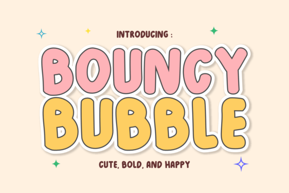 Bouncy Bubble Font: Your Go-To for Joyful Design
