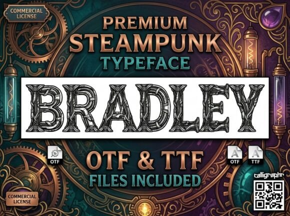 Bradley: The Decorative Display Font for Bold Visual Impact