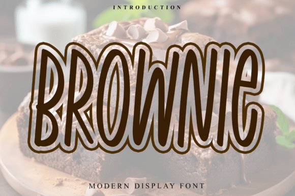 Brownie: A Delicious Display Font for Creative Projects