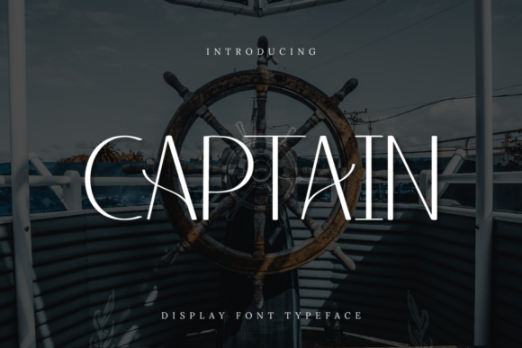 Captain: A Modern Display Font for Bold Design