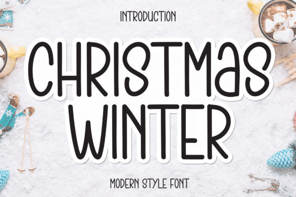 Christmas Winter: A Magical Hand-Drawn Font for Your Designs