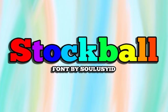 Discover the Cosmic Elegance of Stockball Typography