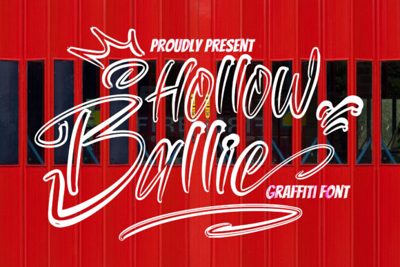 Hollow Ballie: A Graffiti Font with Street Style