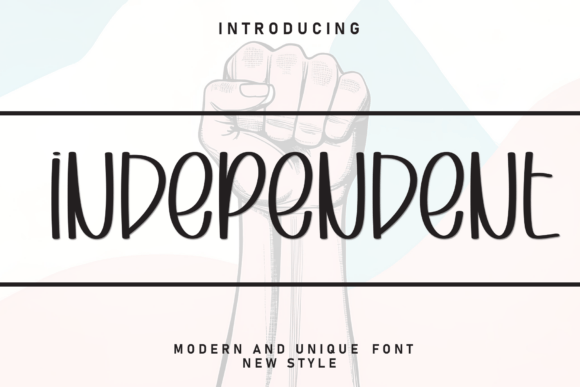 Independent: A Delightful Handwritten Display Font