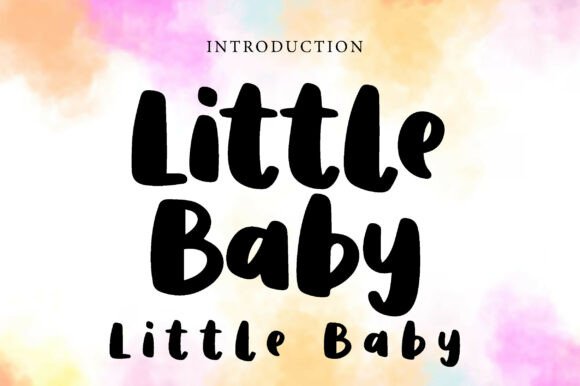Little Baby: Sweet, Bubbly Font for Nursery Designs