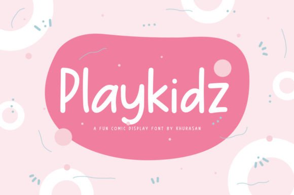 Playkidz: A Modern Display Font for Creative Projects