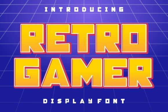 Retro Gamer: Bold Arcade-Inspired Display Font