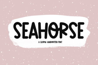 Seahorse: A Quirky Handwritten Font for Creative Projects