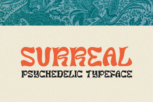 Surreal: A Whimsical Display Font for Creative Projects