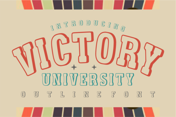 Victory University: A Bold Typeface for Champions